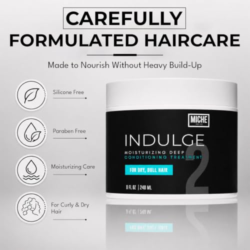 Deep Conditioner for Curly & Damaged Hair - Nourishing Hair Mask 8oz