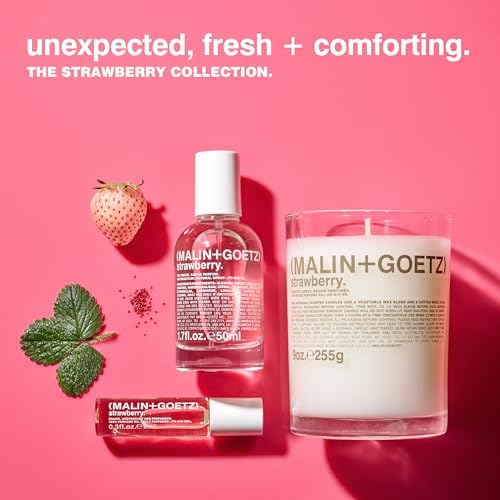 Perfume Oil - Strawberry Scent, Concentrated Fragrance in Travel Rollerball - Vegan Cruelty-Free