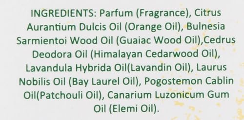 Cedar Lavender Perfume for Men - Organic Fragrance with Himalayan Cedar & Lavender, 0.33 FZ
