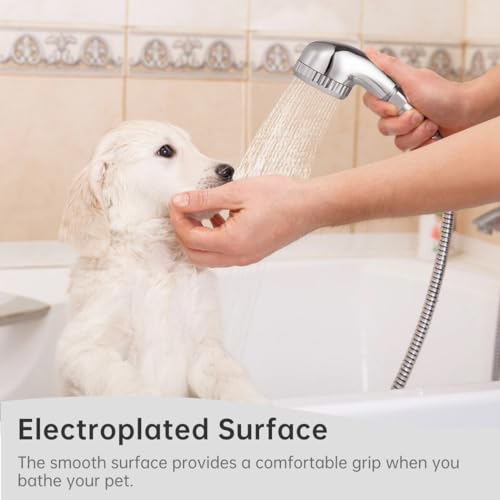 Homaisson Beauty Salon Shampoo Sink Bowl Faucet and Sprayer Kit, Leak-Proof Shampoo Bed Faucet with Metal Hose, Hot and Cold Mixer Tap Sprayer Set for Hair Beauty Salon