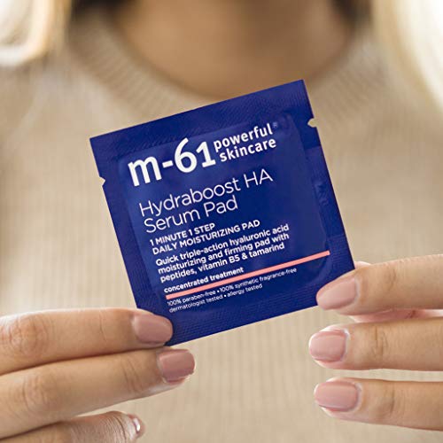 Hydraboost HA Serum Pads - Hyaluronic Acid Moisturizing & Firming, 30 Count - Fragrance-Free, All Skin Types