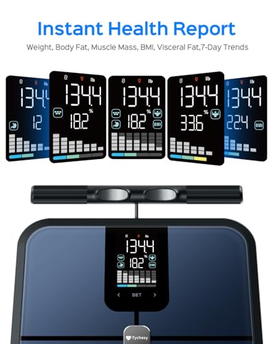 Smart Body Scale with Handle 50+ Metrics App Sync Body Composition Monitor