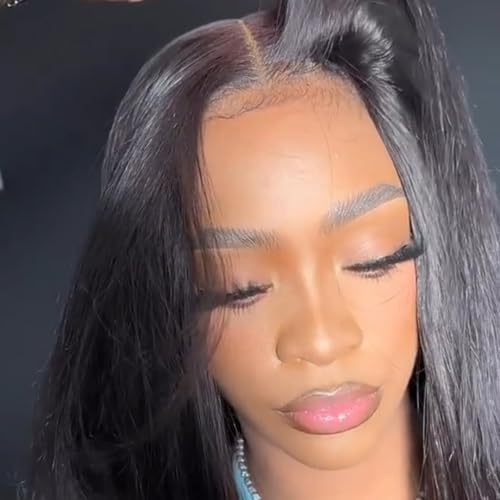 2x6 HD Lace Closure - Straight Human Hair, Pre-Plucked, Bleached Knots, 12 Inch Variation of This Listing