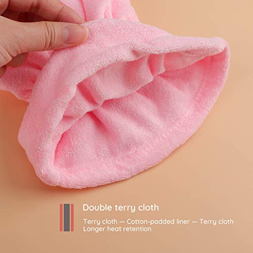 Segbeauty Thick Pink Paraffin Wax Gloves & Booties for Hand & Foot Therapy, Large Size