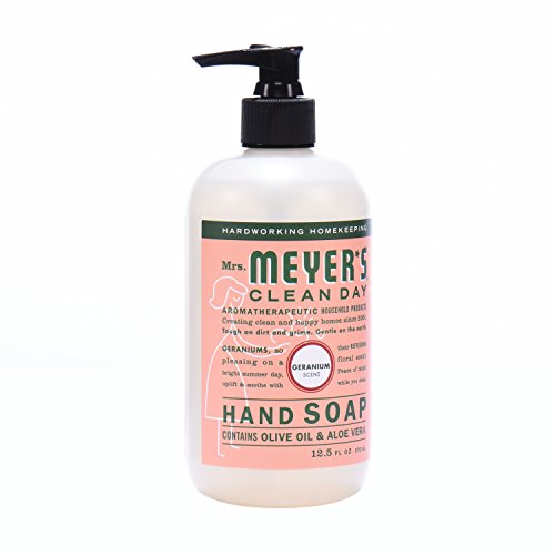 Liquid Hand Soap with Geranium - Moisturizing, Paraben-Free, 12.5 fl oz, 6 Pack