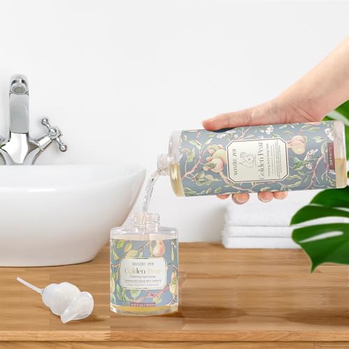 ROMIIE ZOI Foaming Hand Soap Refill, Golden Pear, Gentle & Moisturizing Formula, 1 L/ 33.8 FL OZ