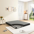 5 Inch Full Size Box Spring Bed Base with Low Profile & Removable Cover