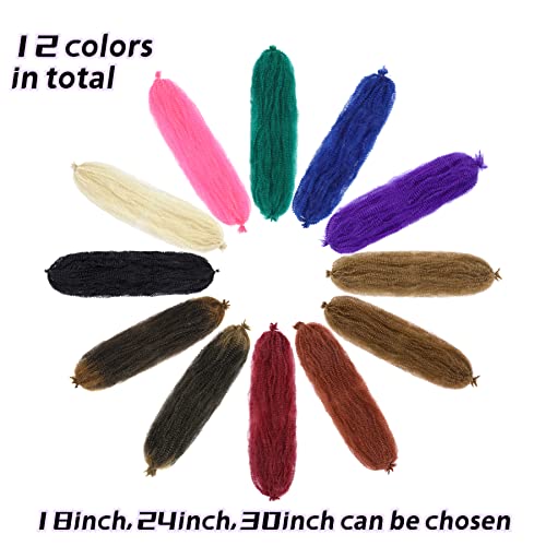 Pink Afro Twist Hair 8 Packs 24 Inch Synthetic Springy Braiding Extensions