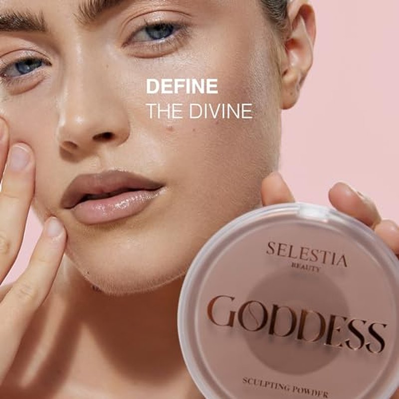 Goddess Contour Powder ? Matte Sculpting Contour Makeup ? Easy-to-Blend, Suitable for Various Skin Tones, 0.53 oz