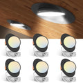 6 Inch Black Gimbal LED Recessed Ceiling Light - Adjustable, 5 CCT