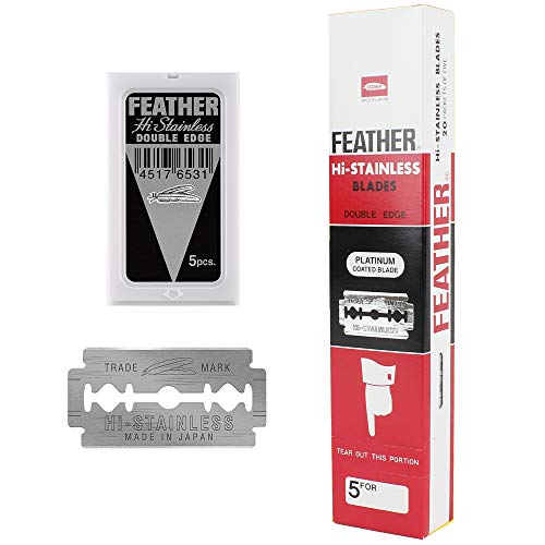 Feather Double Edge Safety Razor Blades 100 Count