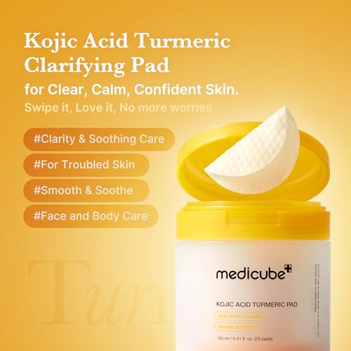 Medicube Kojic Acid & Turmeric Brightening Gel Mask and Toner Pads Duo