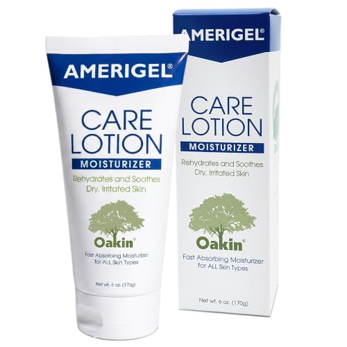 Amerigel Care Lotion 6 oz - Hypoallergenic Moisturizer for Diabetic & Sensitive Skin