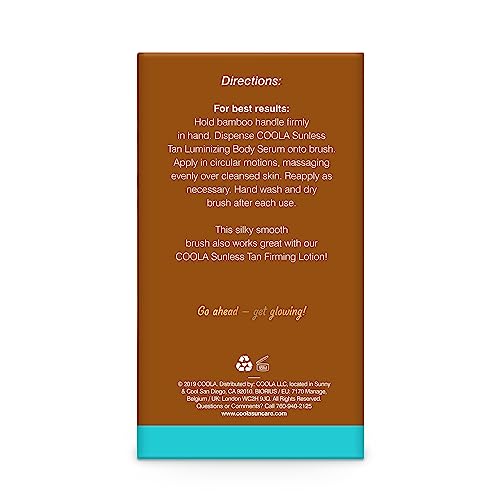 Sunless Tan Kabuki Brush for Sunless Tanner - Vegan Cruelty-Free, Eco-Friendly, 1 Pack