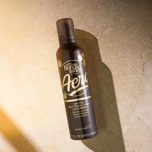 Bondi Sands Aero Self Tanning Foam Liquid Gold 7.61 Fl Oz - Fast Drying, Coconut Scented