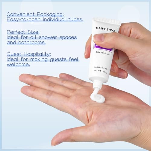 100 Pcs 5-IN-1 Hotel Soaps and Toiletries Bulk Set,Hotel Supplies