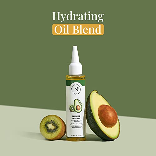 NaturAll Hydrating Hair Oil Blend with Cold Pressed Avocado & Kiwi Seed Oils - Hair Growth Serum for Repair & Frizz - Avocado & Kiwi Variation