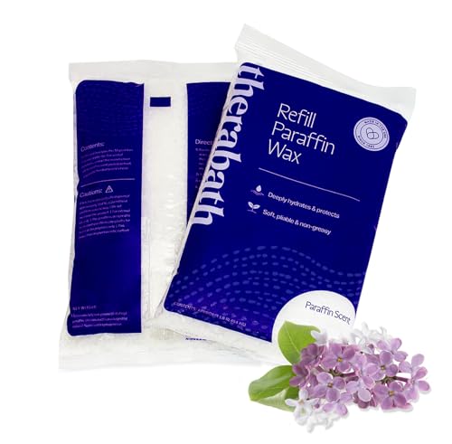 Therabath Paraffin Wax Refill 4lb for Hand & Body Thermotherapy, Moisturizing & Pain Relief