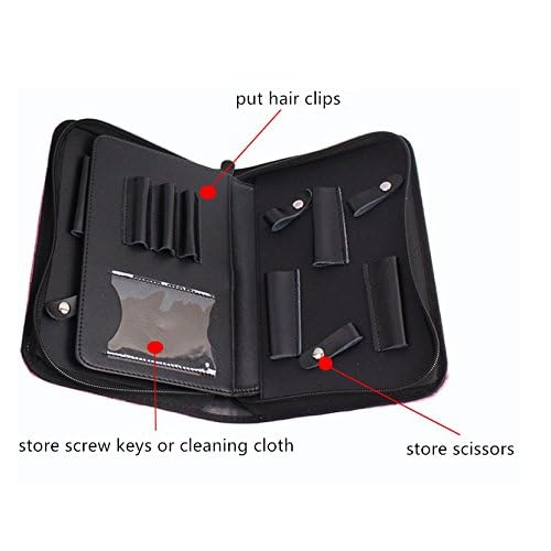SMITH CHU Hair Scissors Bag for Hairstylist - Barber Pouch Cases for Hairdressers - Salon Tools Holster of Diamond Quilted Pattern