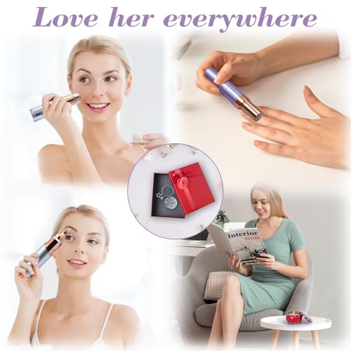 Electric Beauty Epilator+Facial Hair Remover for Women, Hair Removal Device Gift Set, Portable Epilation System, Painless Shaver for Body Face Chin Lip