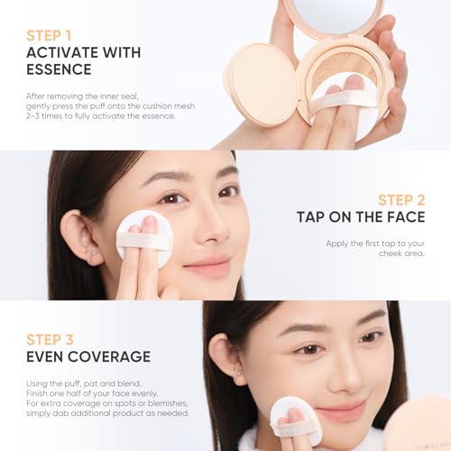 JUDYDOLL Velvet Matte Cushion Foundation N10 - Full Coverage Natural Glow Makeup
