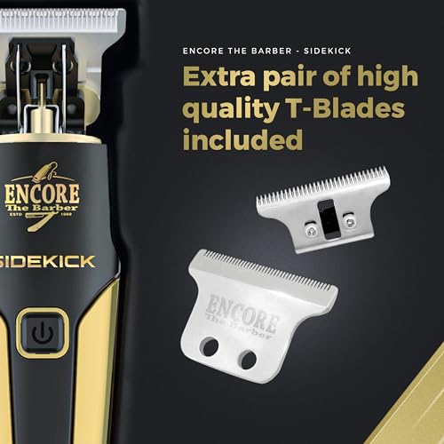 Professional Cordless Hair Trimmer for Men - Precise Grooming Kit, 1.5H Run Time