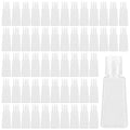 SINJEUN 120 Pieces 1oz/30ml Clear Plastic Empty Bottles with Flip Cap, Empty Squeeze Bottles, Mini PET Clear Refillable Travel Containers for Shampoo, Toners, Lotions, Creams