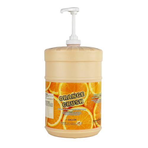 Zenex Orange Crush Hand Soap with Pumice 1 Gallon - Industrial Strength, 128 Fl Oz