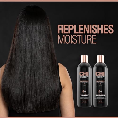 Black Seed Oil Shampoo & Conditioner Set - Sulfate-Free, 12 Oz Each