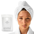 White Microfiber Hair Turban Towel for Curly & Long Hair - ILES FORMULA