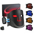 Red Light Therapy Face Mask with 4 Modes and Adjustable Timer for Skin Rejuvenation