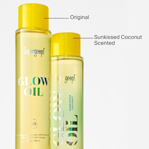 SPF 50 Body Oil Sunscreen with Glow & Hydration - 5 Fl Oz - Non-Greasy, Water-Resistant, Nourishing SPF Oil