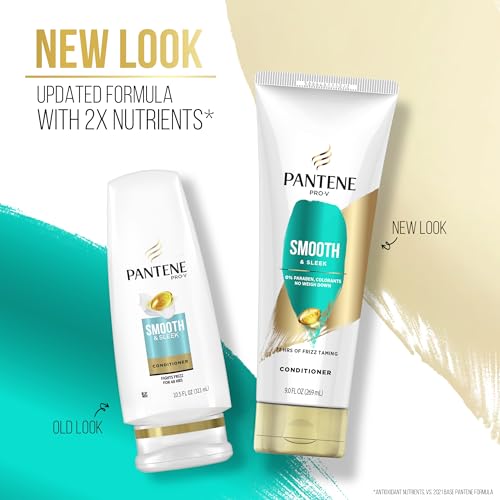 Pantene Pro-V Smooth & Sleek Shampoo & Conditioner Duo Set 12-12.6 Fl Oz