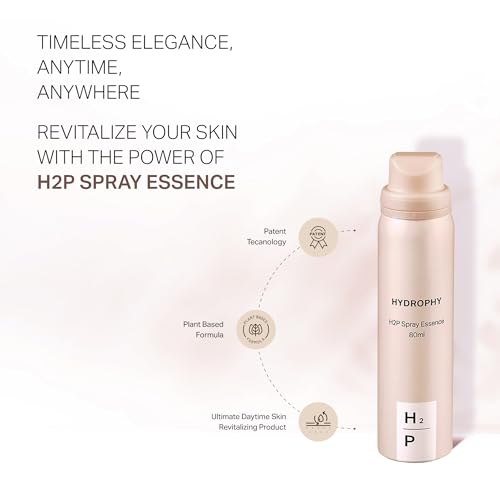 H2P Spray Essence, Micro Fine Fog Spray Type, Calming and Hydrating Facial Daytime Skin Maintenance Spray Essence, Korean Skin Care (80ML, 2.71 Fl Oz)