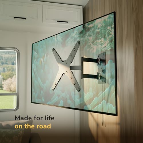 Mount-It! Lockable RV TV Mount 23-55 Inch 400x400 VESA Heavy Duty Up to 77 lb