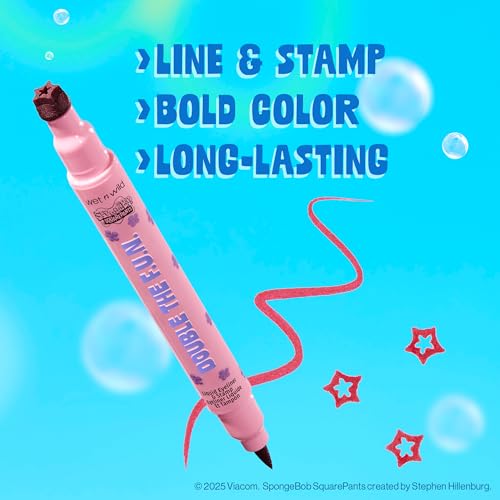 wet n wild Spongebob Double The F.U.N. Liquid Eyeliner & Stamp - Jumpin' Jellyfish