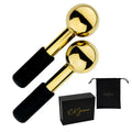 Facial Ice Globes Stainless Steel for Face and Eye, Reduce Redness and Wrinkles, Ice Globe Facial Roller for Home and Spa