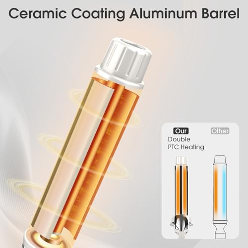 Large Curling Iron 1.75 Inch Barrel for Long Hair – Ceramic Coating & Adjustable Heat