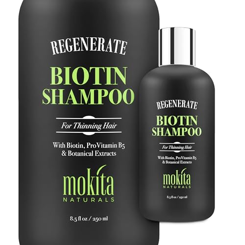 Biotin Hair Growth Shampoo for Thinning Hair - Volumizing & Nourishing, 8.5 Fl Oz