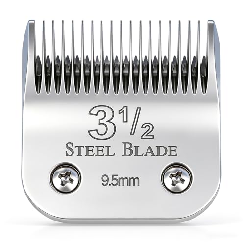 3-1/2 Size Clipper Blade 9.5mm for Oster Classic 76, Heavy Duty Stainless Steel