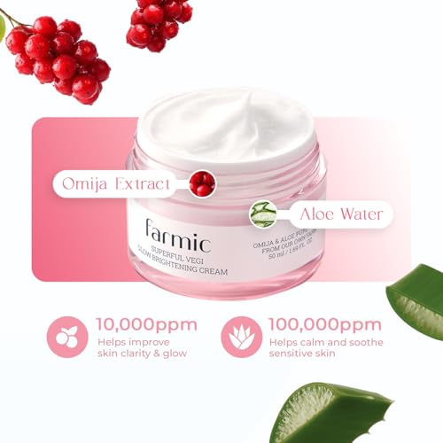 Superful Vegi Glow Cream (1.69 fl oz) ? Rich, Long-Lasting Hydration, Deep-Absorbing Facial Cream for Dry and Sensitive Skin