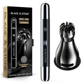 Blade & Stone¢â NS502-DN Nose & Ear Trimmer 2.0 | Graphene-X¢â Blade | High-Velocity Low-Noise Motor | Patented Rotary Blade Design | Skin-Friendly, Tug-Free Performance, Detachable Head - Dark Night