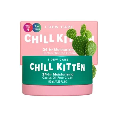 I Dew Care Skincare Set - Kitten My Balance On + Moisturizer Face Cream - Chill Kitten, 1.69 Fl Oz Bundle
