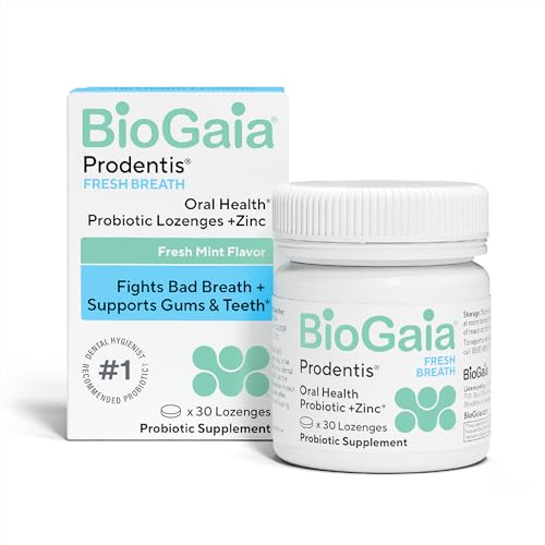 Probiotic Oral Lozenges for Bad Breath & Gum Health - Fresh Breath Support