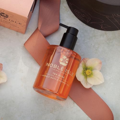 Tea Rose Bath & Shower Gel - Luxury Vegan Body Wash for Women, Paraben Free, 8.45 oz