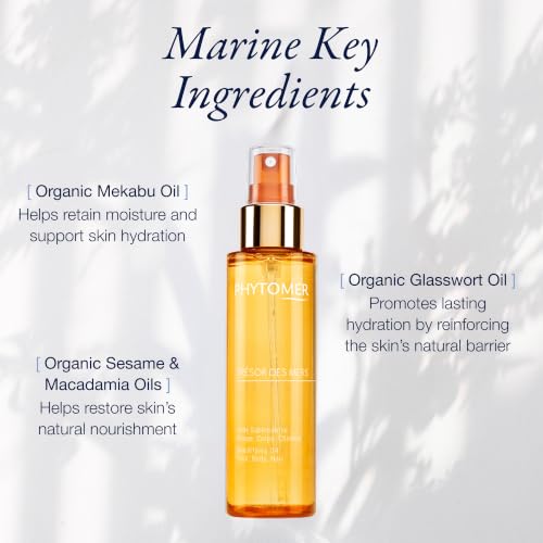 Hydrating Multi-Use Body Face Hair Oil - 100ml Marine Nourishing Moisturizer