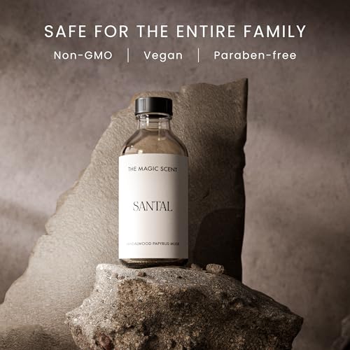 Santal Diffuser Oil - 8.5 Fl Oz | THE MAGIC SCENT, Premium Home Fragrance