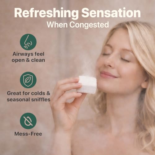 Eucalyptus Mint Shower Steamers - Aromatherapy Relaxation, 14 Count - USA Made