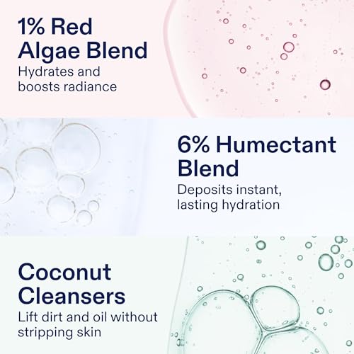Foaming Oil Facial Cleanser for Sensitive Skin - Hydrating & Fragrance-Free 6 oz