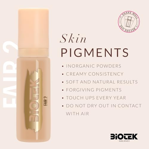 Skin Pigment for PMU and Scars Cover - Made in Italy - Color Fair 2 0.50 Fl Oz (Pack of 1)